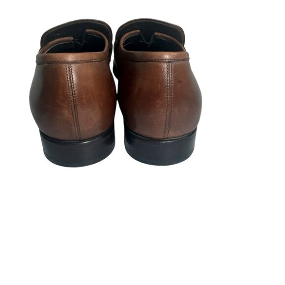 Salvatore Ferragamo Classic Brown Leather Slip-On Loafers main image 4